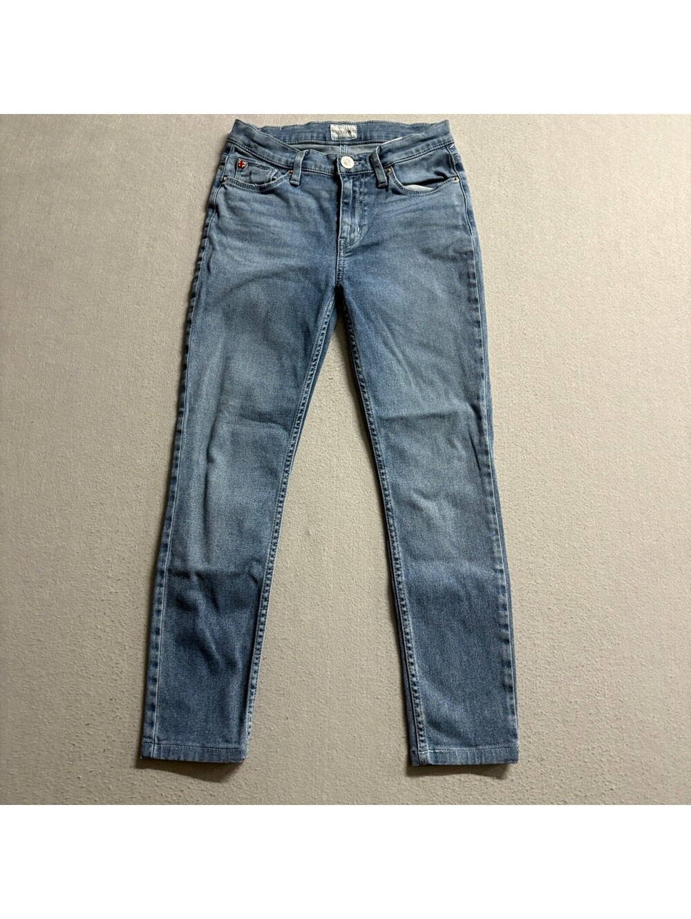 Hudson Natalie Midrise Super Skinny Jeans Womens Size 25 Blue Denim Stretch